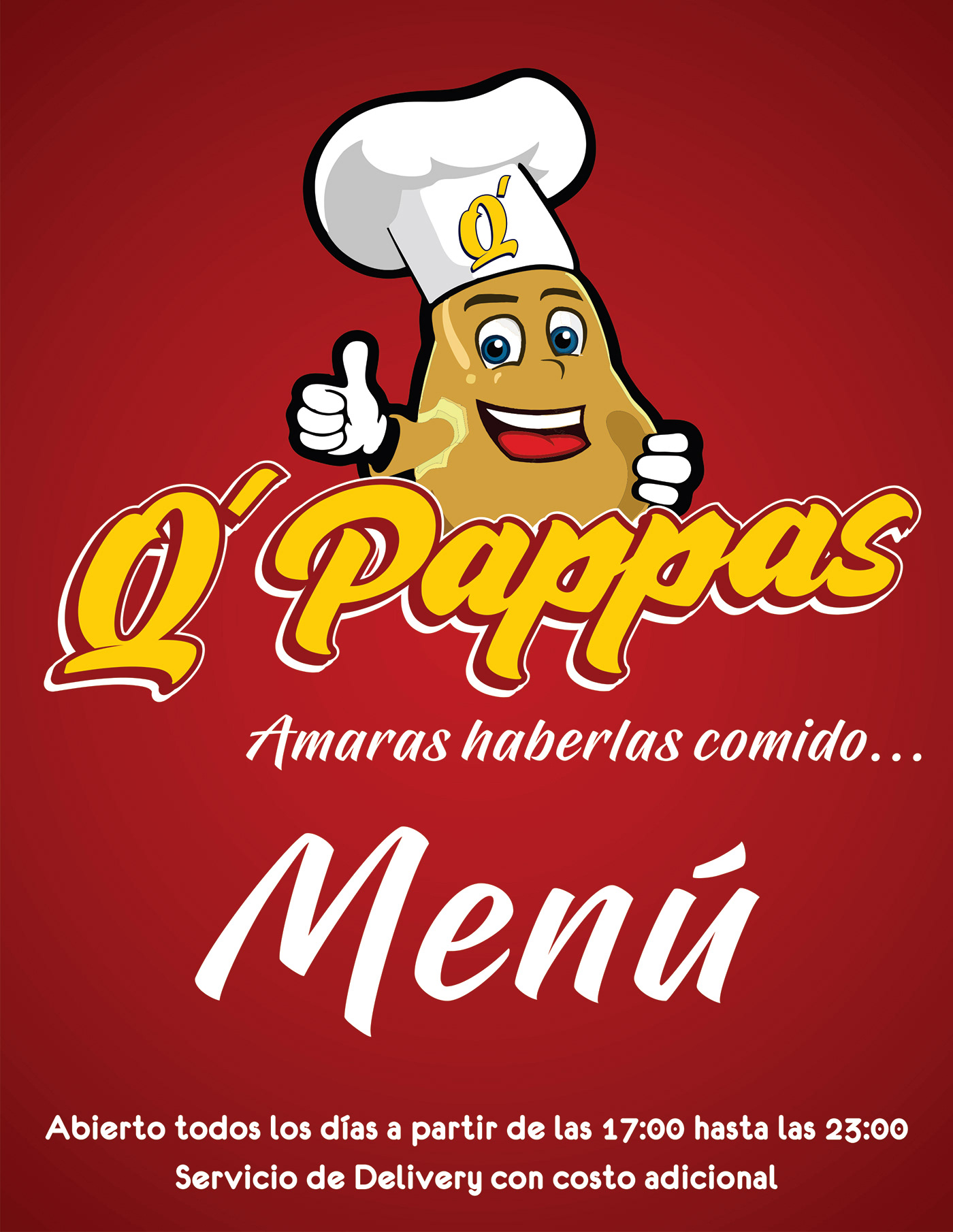 Advertising  business comida fast Food  papas Pappas patatas Promotion Rapida