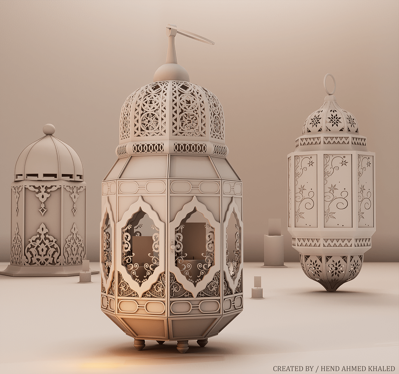 3D 3D Visualization Advertising  islamic ramadan ramadan kareem Ramadan Mubarak Social media post رمضان كريم