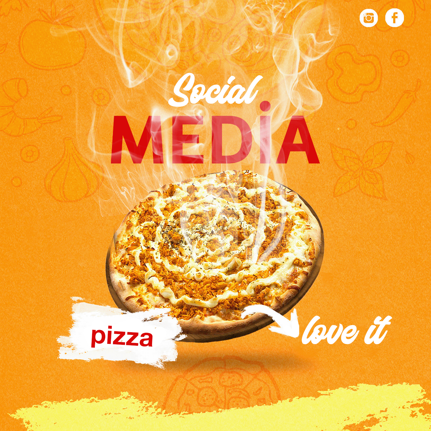 #socialmedia   #SMM #food    #graphicDesign #photoshop #typography #icon #illustration