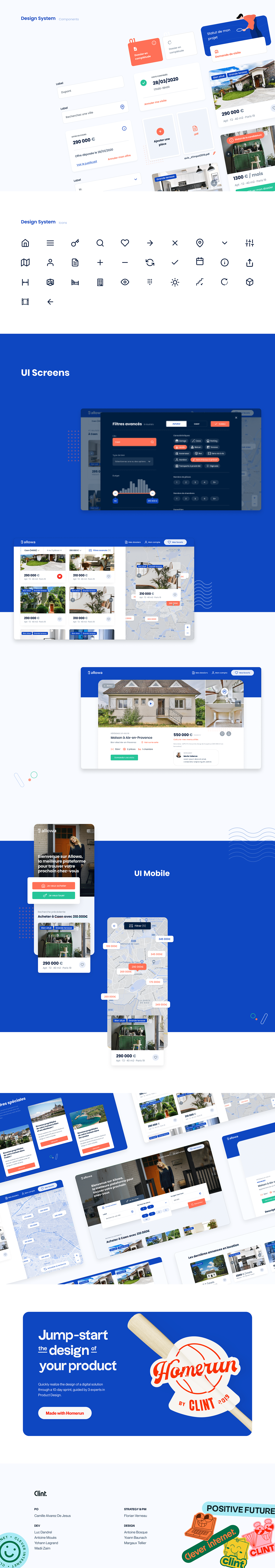 product real estate UI ux Web Design  Website