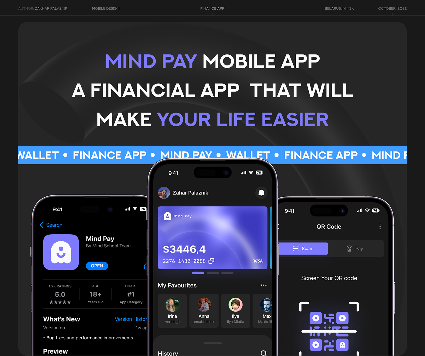 Bank finance app Mobile app mobile design UI ui design ux UX design UX UI DESign WALLET