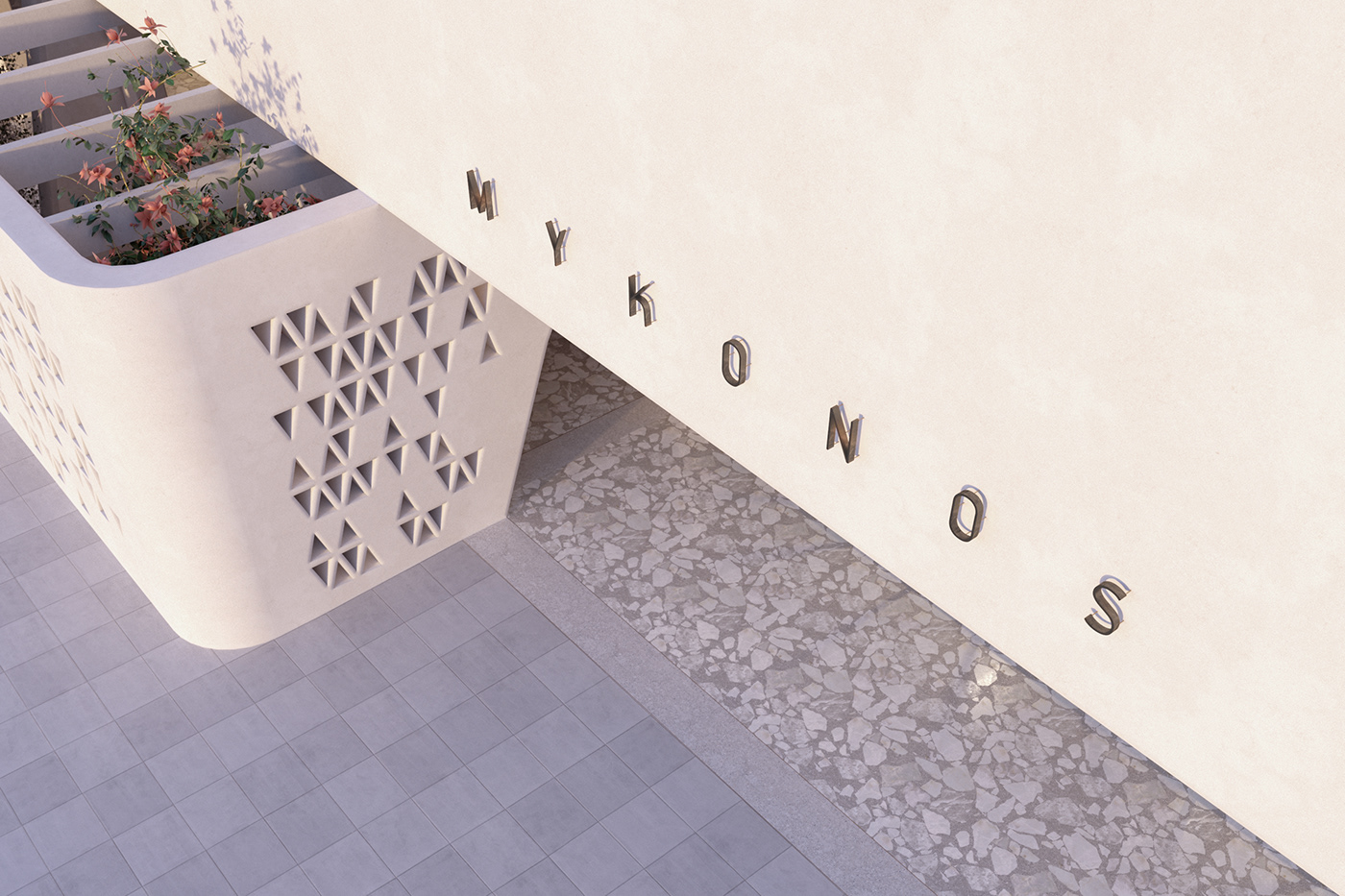 Mykonos airport JMK architecture cyclades whiteness PEGIONHOUSES STUDIOTAF K-STUDIO facade