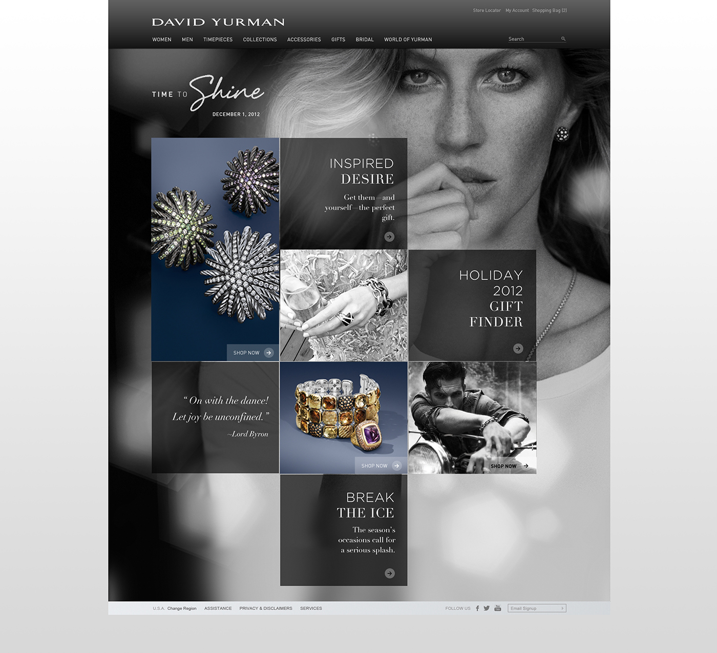 Interaction design  e-commerce responsive website UI ux iPad mobile Website digital design