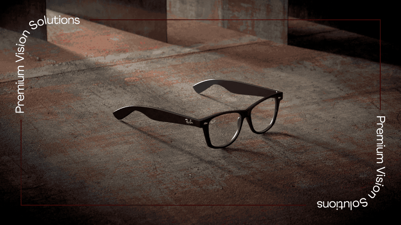 3D Authentic directorscut essilor expertise glasses legendarystyle motiondesign rayban vision