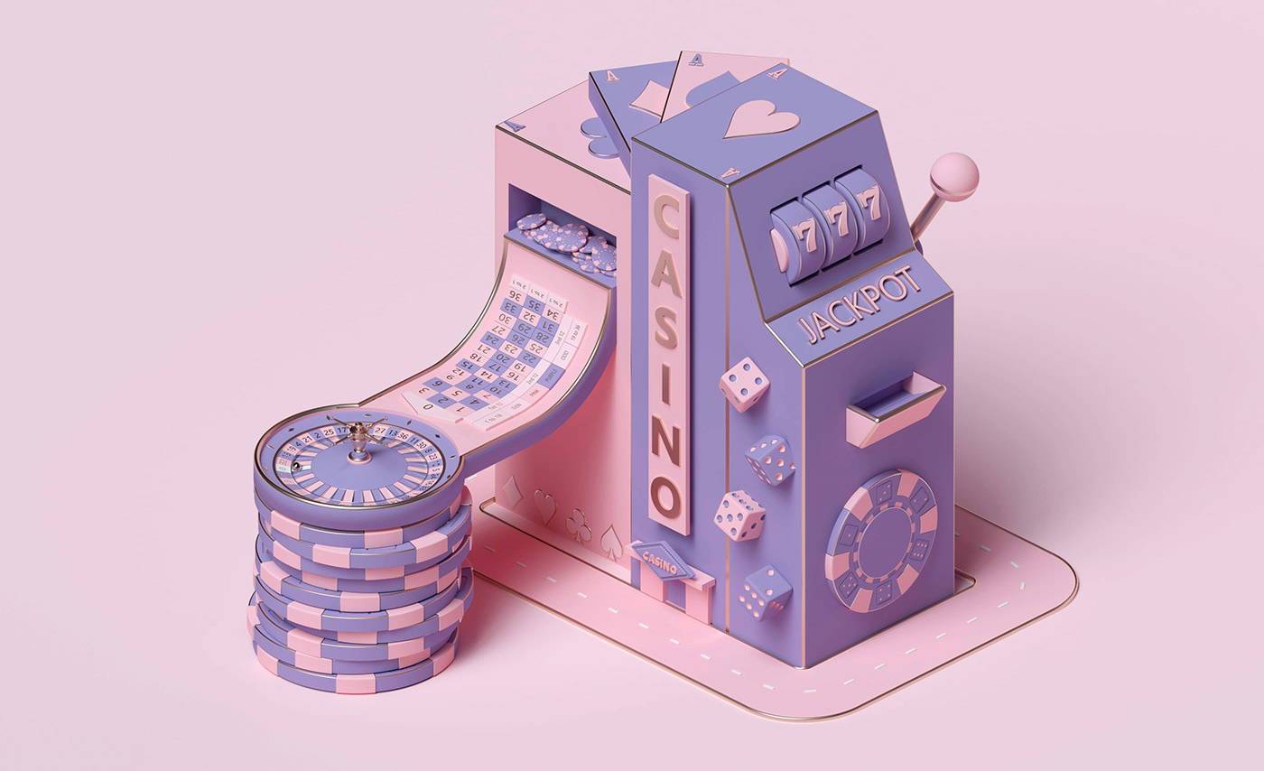 casino gambling roulette slot slot machine chips aces dices Poker blackjack vintage colorful