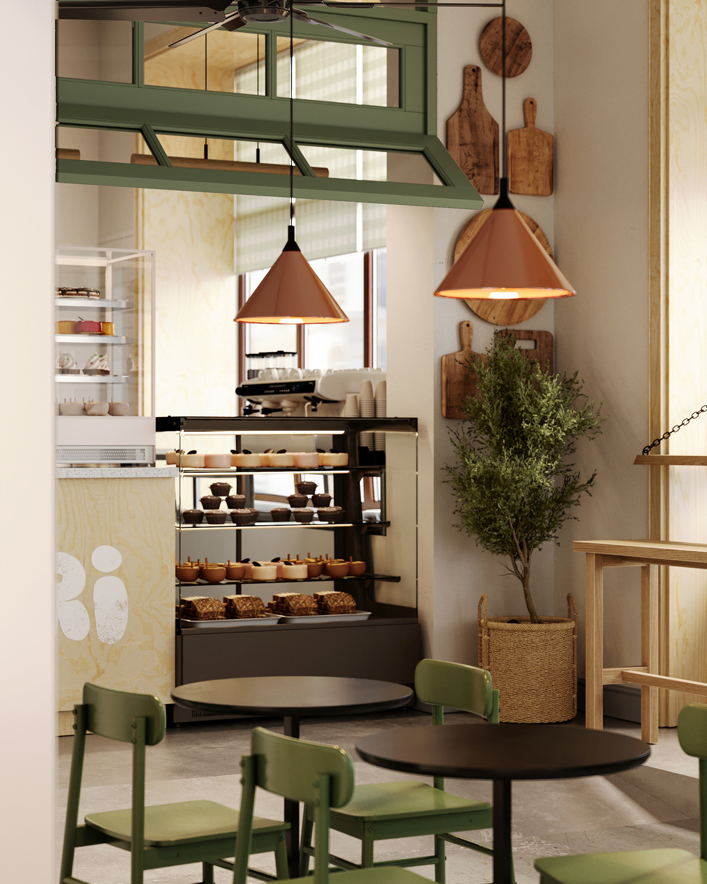 3D 3dmax bacary shop cafedesign   corona render  Interior interior design  Render visualization