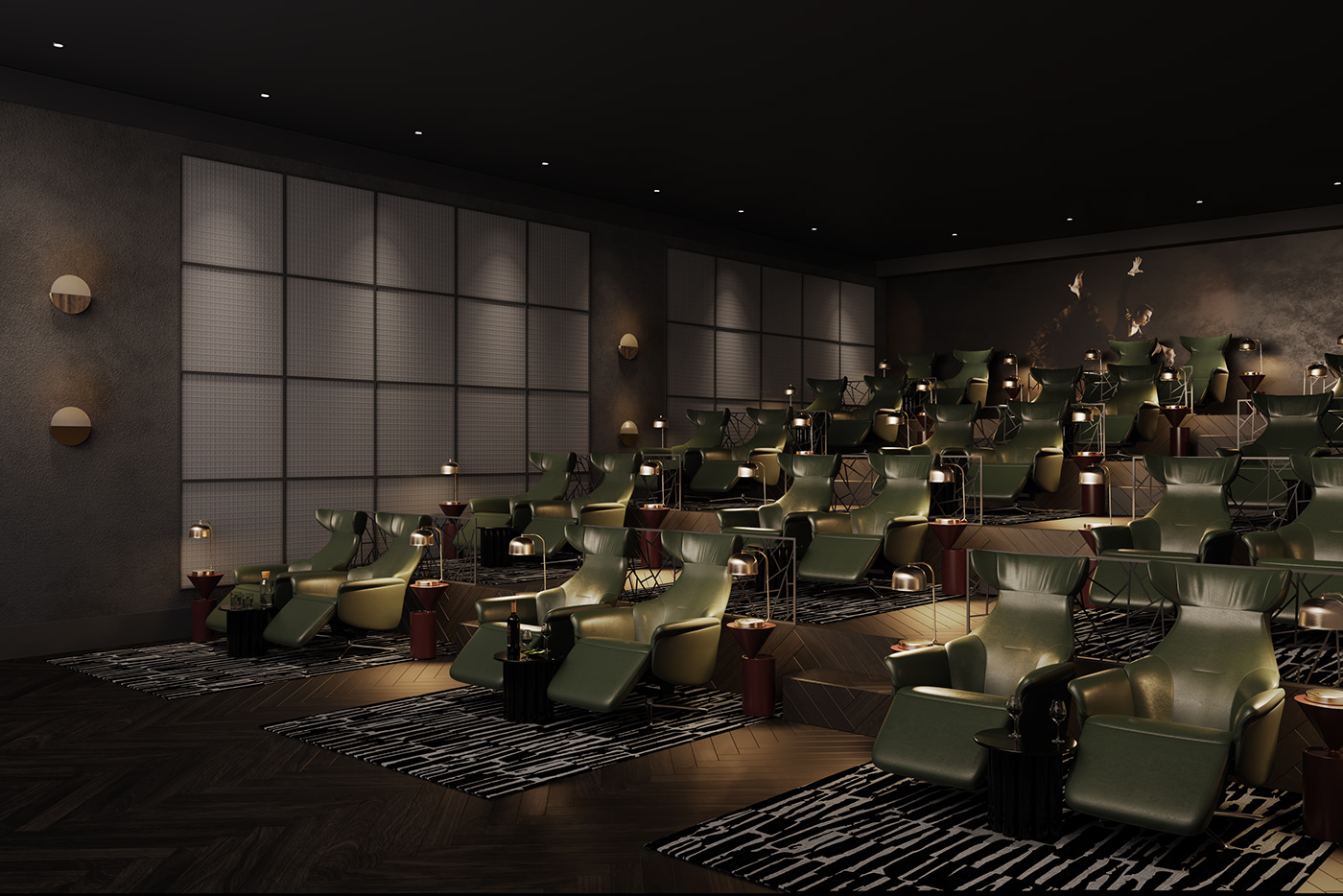 armchair Cinema cinema hall Cinema hall interior interior design  lounge Modern Design play theater  china