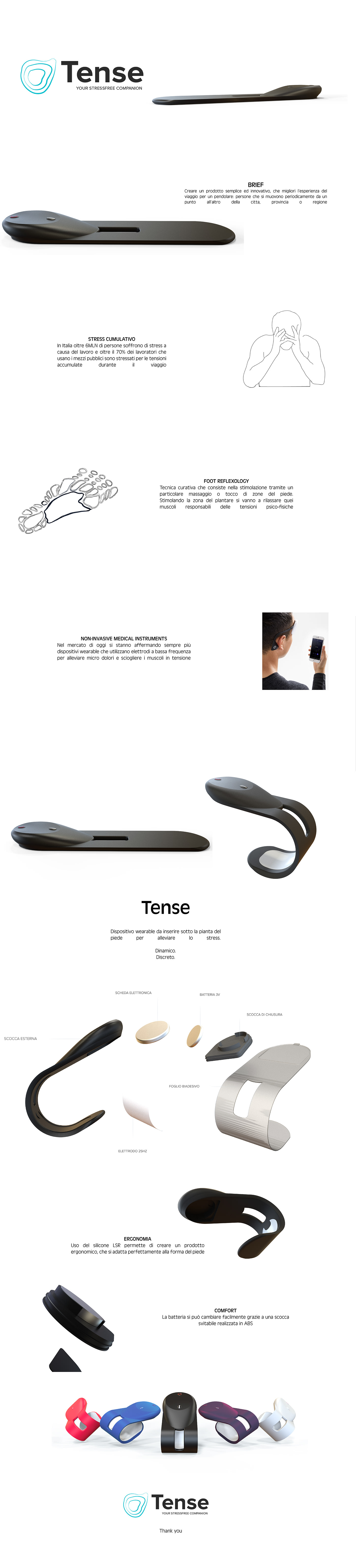 product design  Wearable reflexology UX design stress Commuter