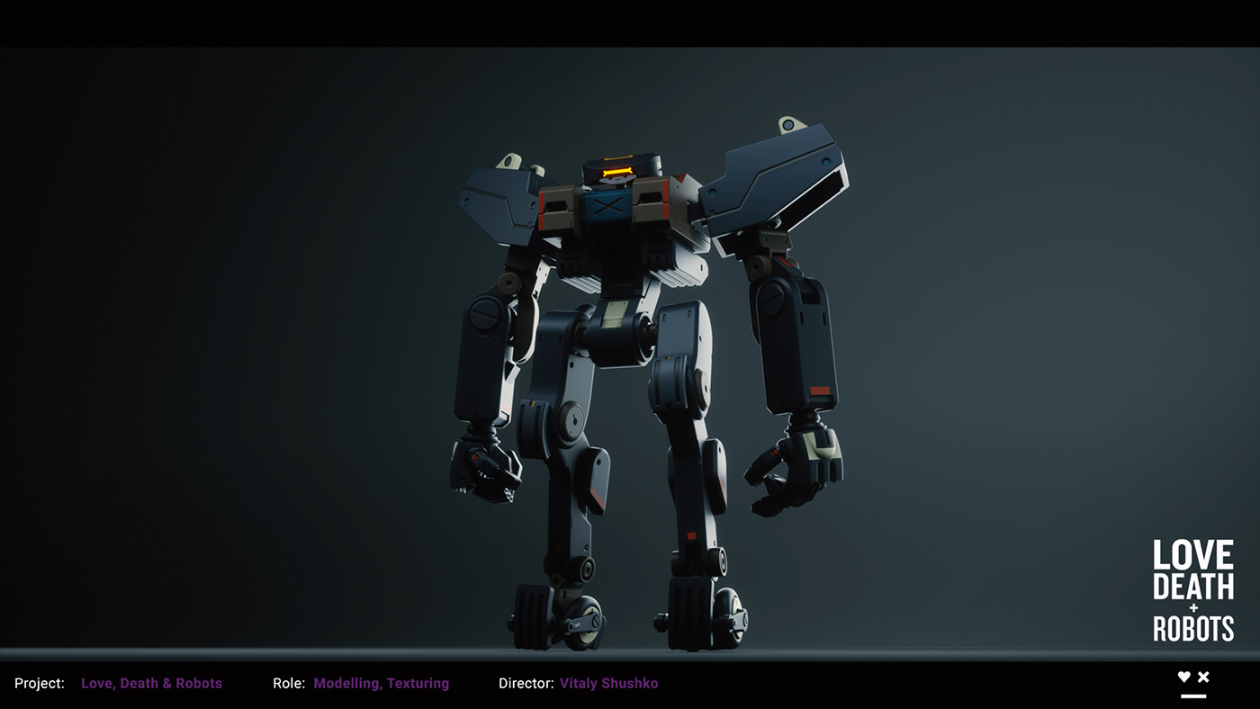 mecha HardSurface lovedeathrobots robots Love death