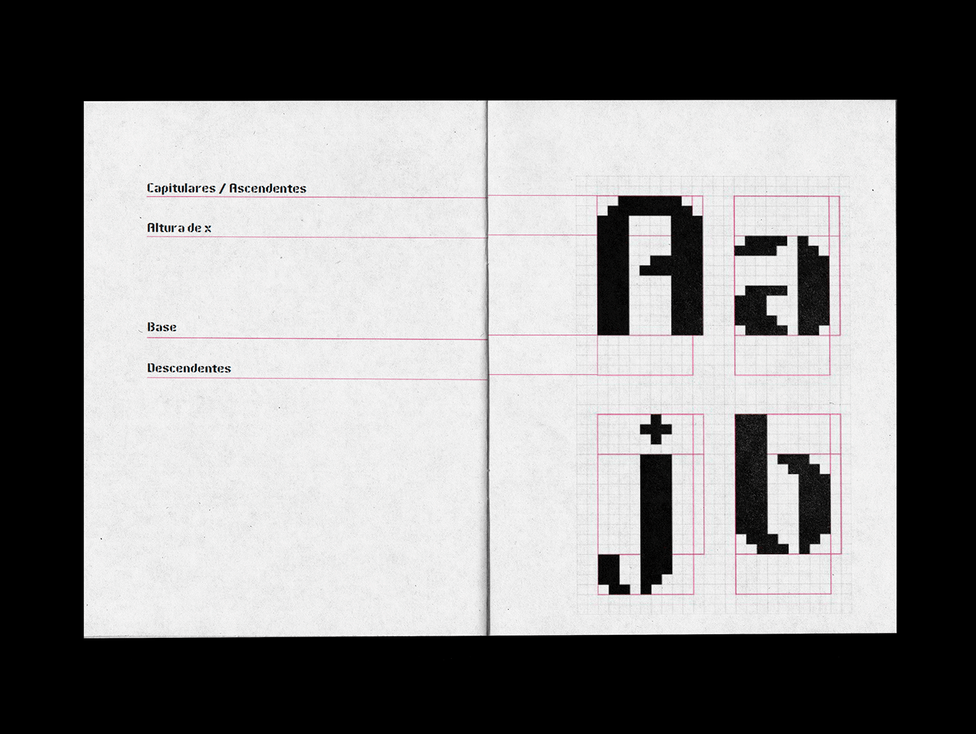 8 bits arcade arcadia pixel specimen stencil tipografia type Typeface