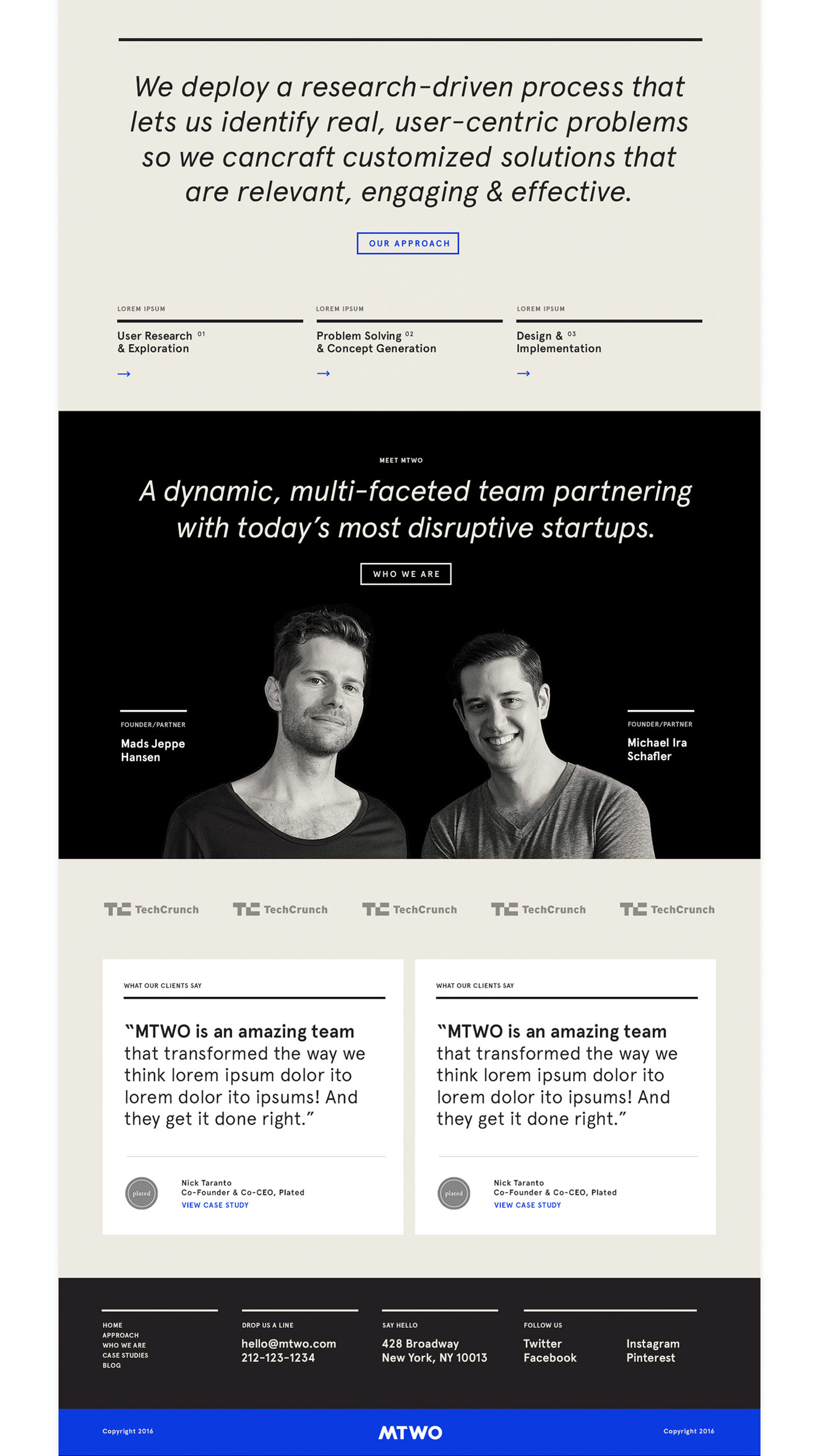 Website Design Responsive Design product design  Startup Interaction design  Agency website