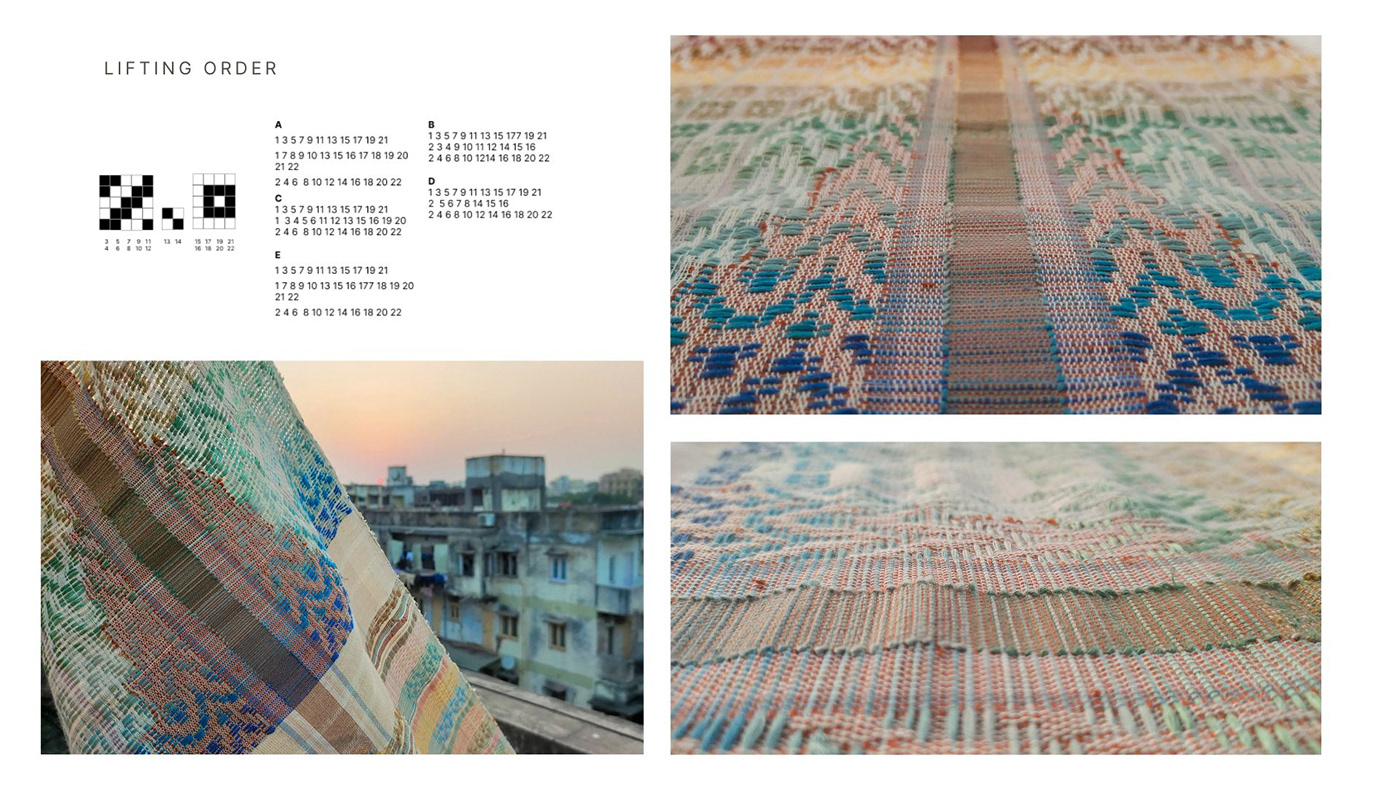 design designer dobby handloom handmade handwoven pattern textile weaving