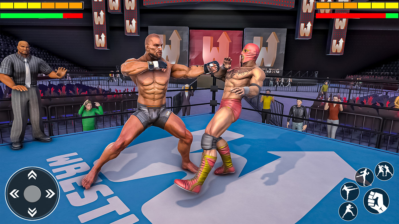 3D visualization game screenshots graphics design rm razagames fighting Boxing offline games wrestling games