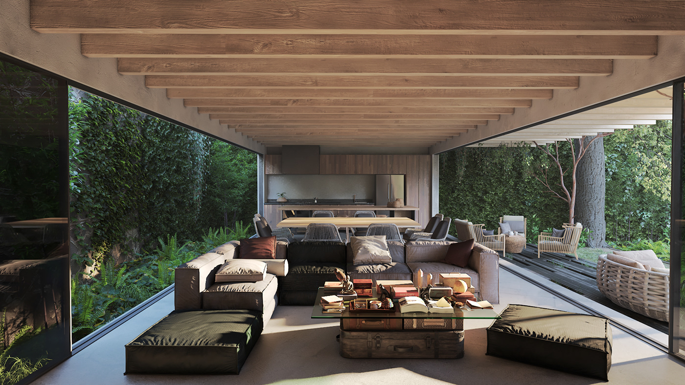 architecture archviz CGI exterior home house housing Render residential visualization