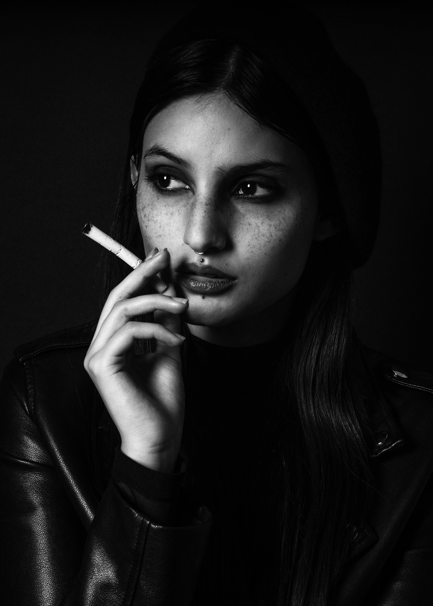Costa Rica miguel abarca Black&white portrait model noir Fashion  fine art
