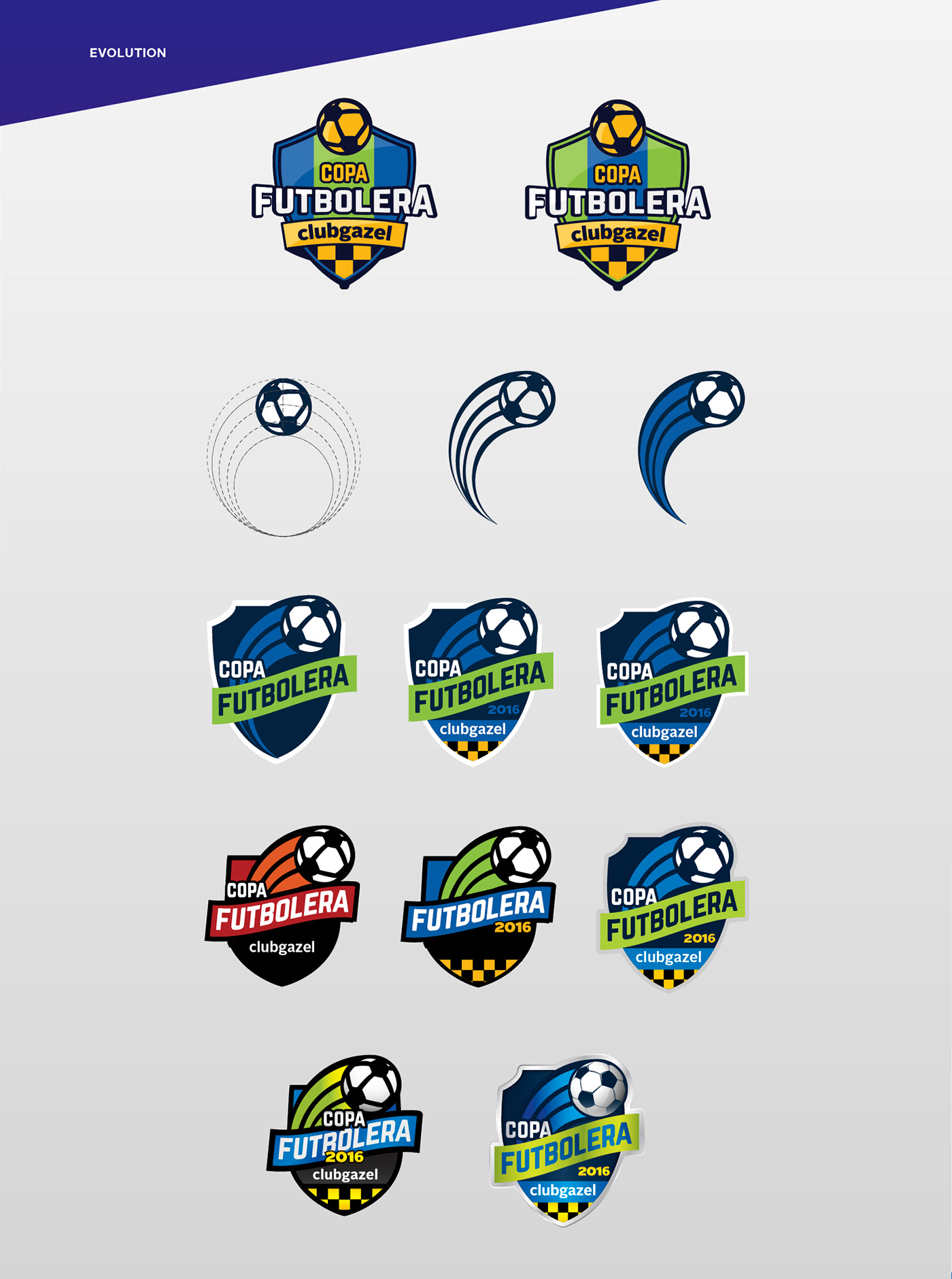 branding  marca logo Evento Copa Futbol Tournament clubgazel