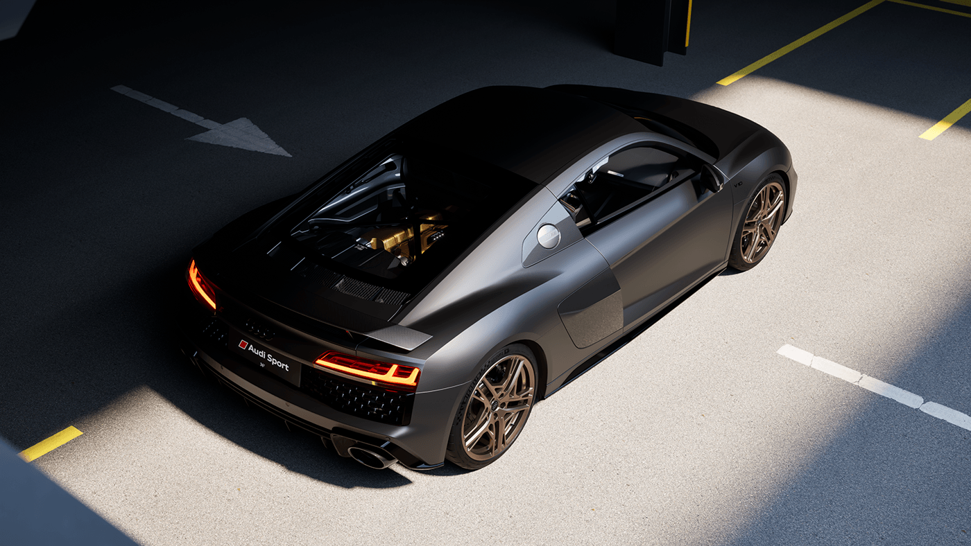 car automotive   Render 3D exterior CGI visualization Audi design Unreal Engine 5