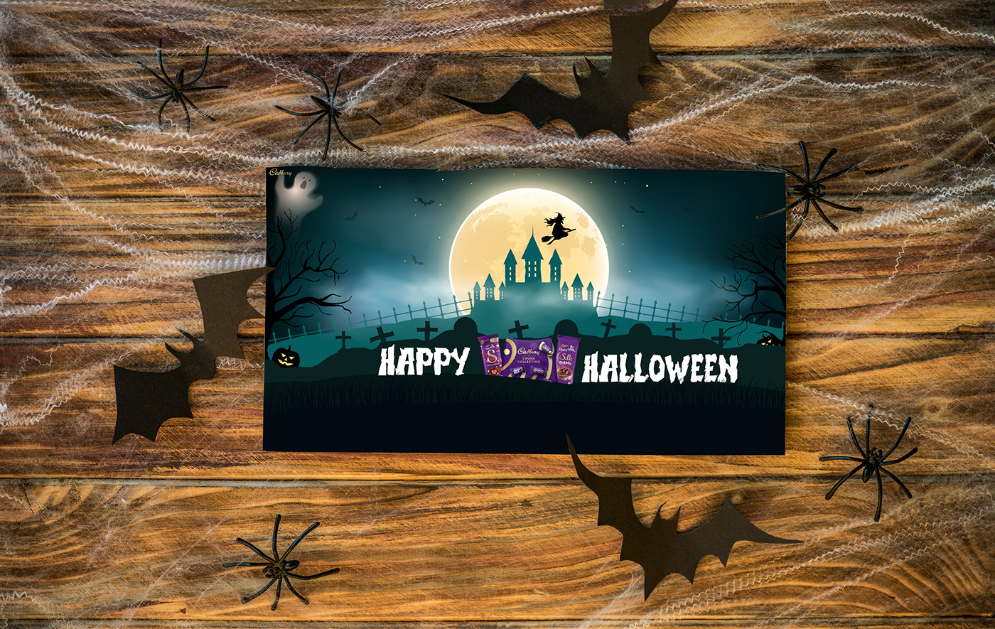 Halloween horror dark Illustrator Graphic Designer Social media post Advertising  designer Socialmedia