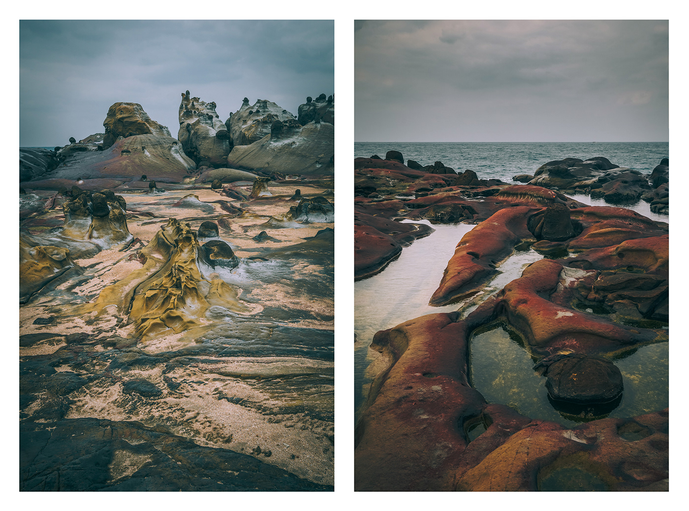 Landscape Photography  taiwan lightroom coral shore yellow asia sea sony alpha
