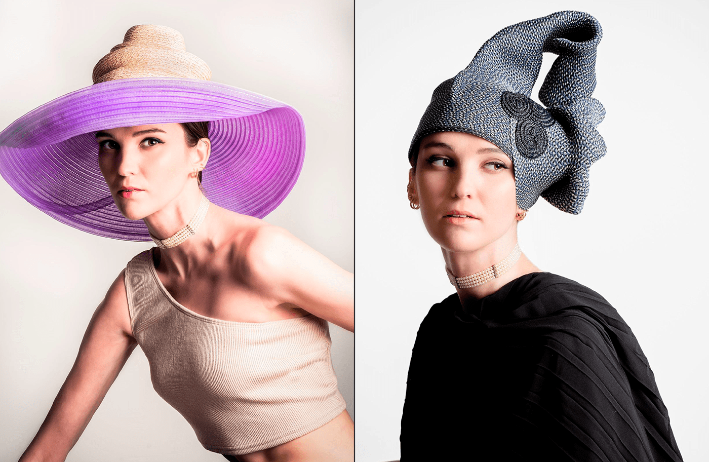 beauty Clothing editorial Fashion  Hats magazine model Photography  print Style