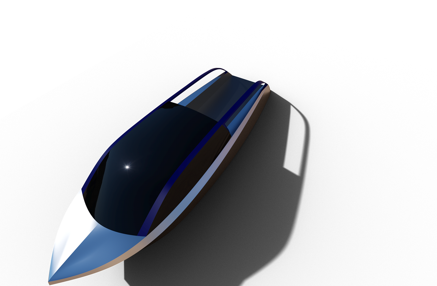 archipelago automotive   boat Clay Model concept