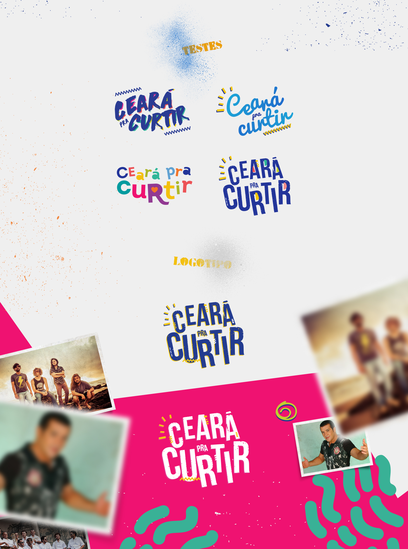 branding  Logotipo festival musica fortaleza marca dragão do mar cultura