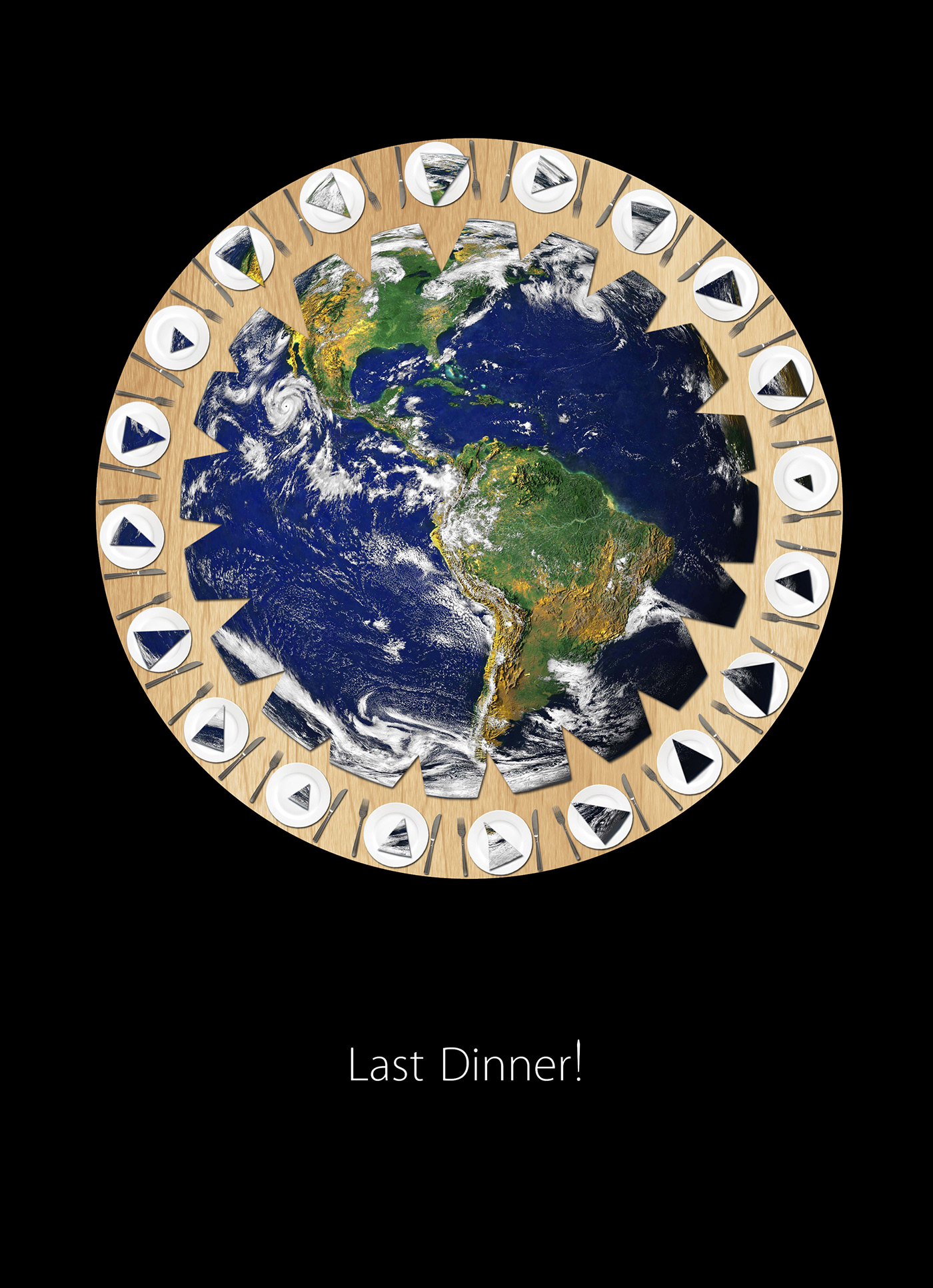 earth world dinner planet people home Against stop destroy
