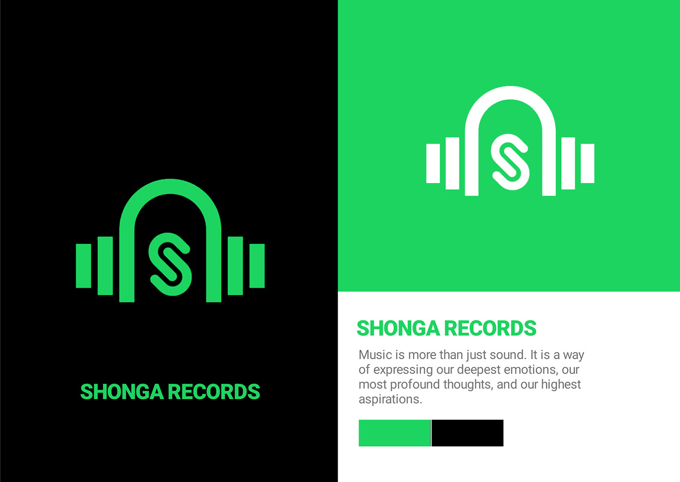 Recording studio brand identity Logo Design visual identity brand design ethiopian Addis Ababa habesha Studio Branding