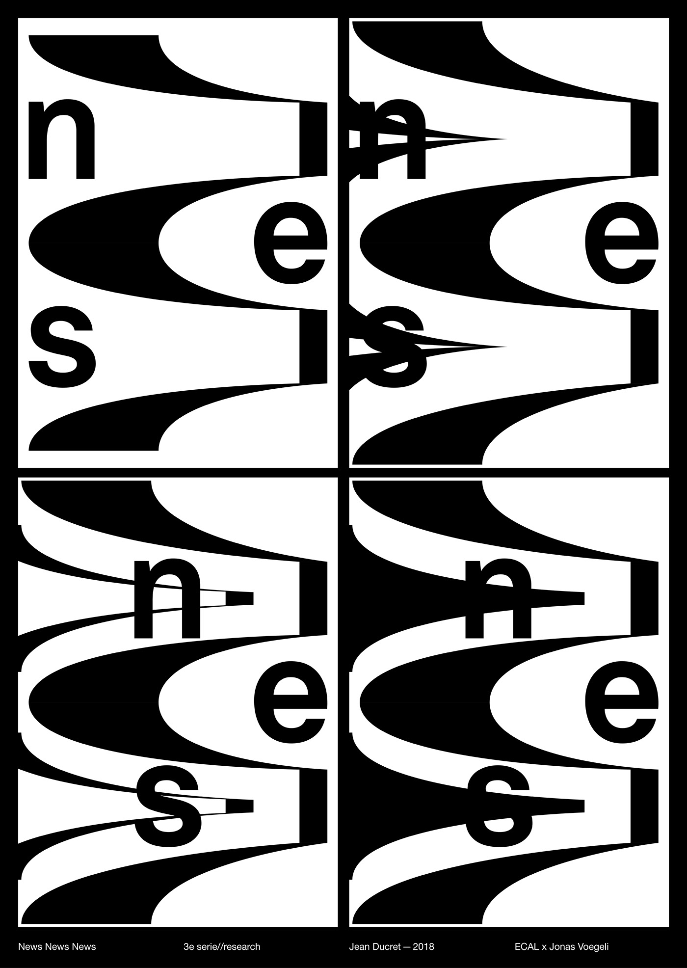 graphic graphic design  Ecal Suisse poster type typo typography   affiche