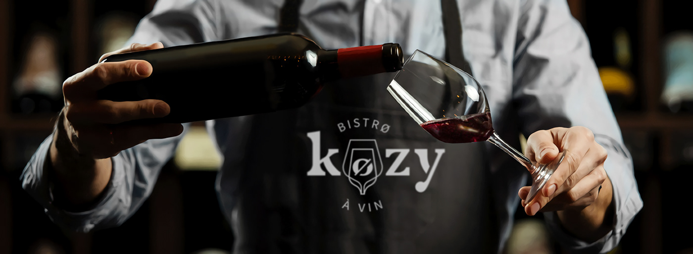 Bistrot elegant logo typography   wine cozy kozy organic restaurant wine glass