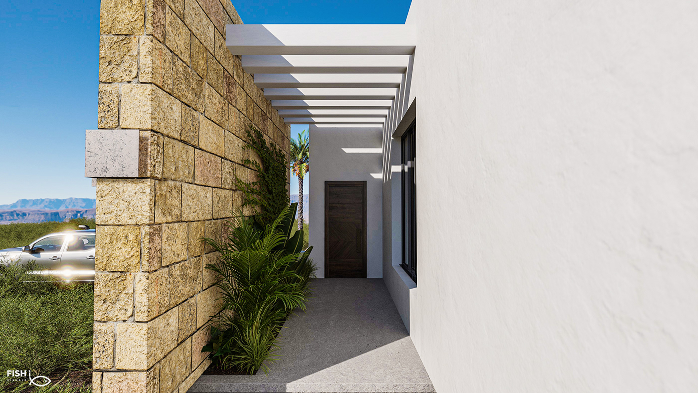 architecture corona design environmental exterior luxury minimal Render vernacular visualization