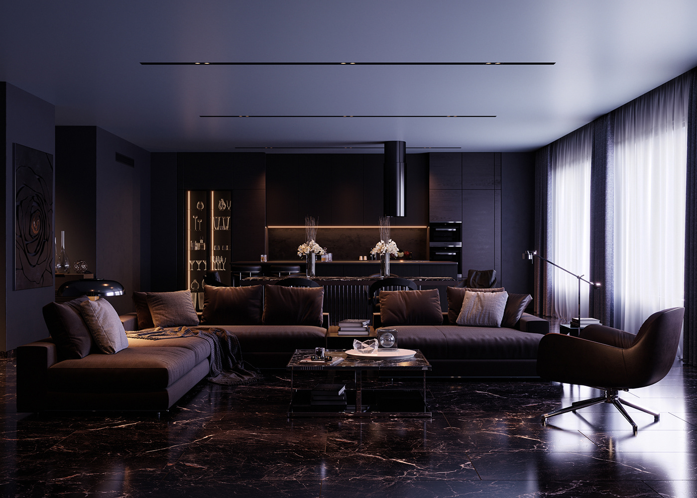 3D 3dsmax CGI Interior Architecture living room Render visual architecture archviz Interior