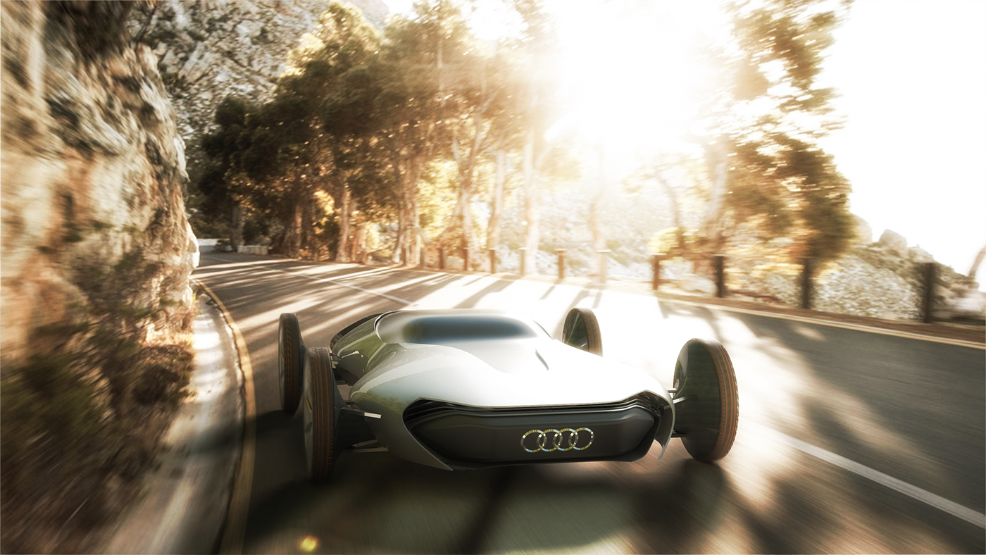 automotive   design car Audi Transportation Design CGI concept Alias 3D car design
