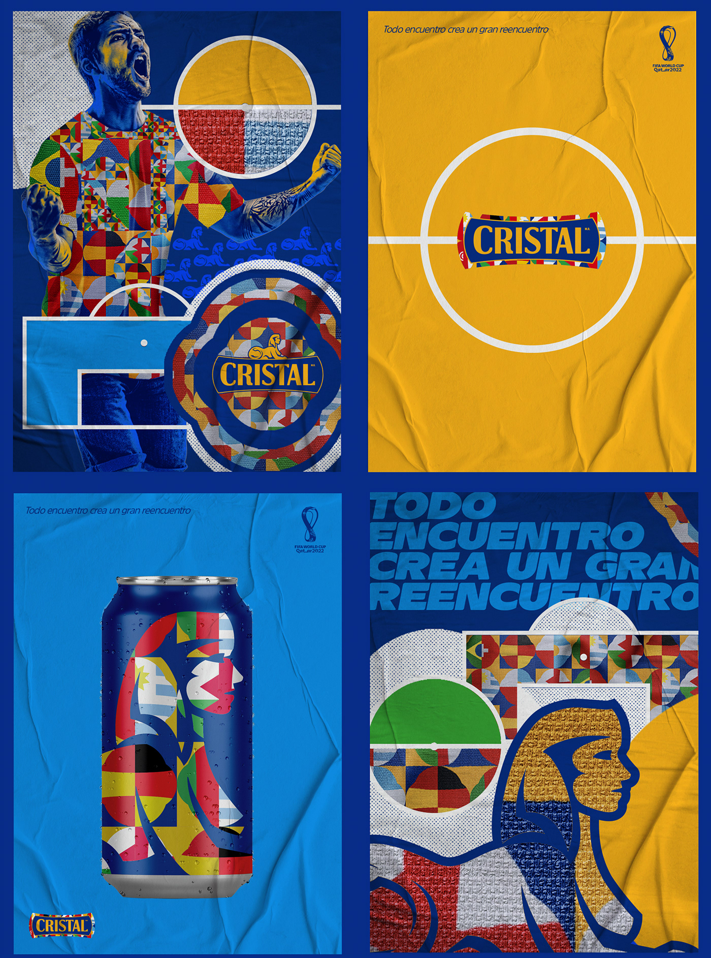 Advertising  art direction  beer brand identity design Integrated Campaign Outdoor visual identity worldcup2022