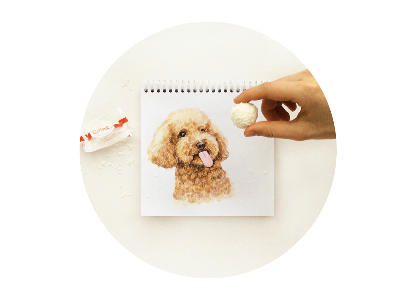 dog interactive dogs illustrations design watercolor photo hand Pet pets animal funny art artwork sketch