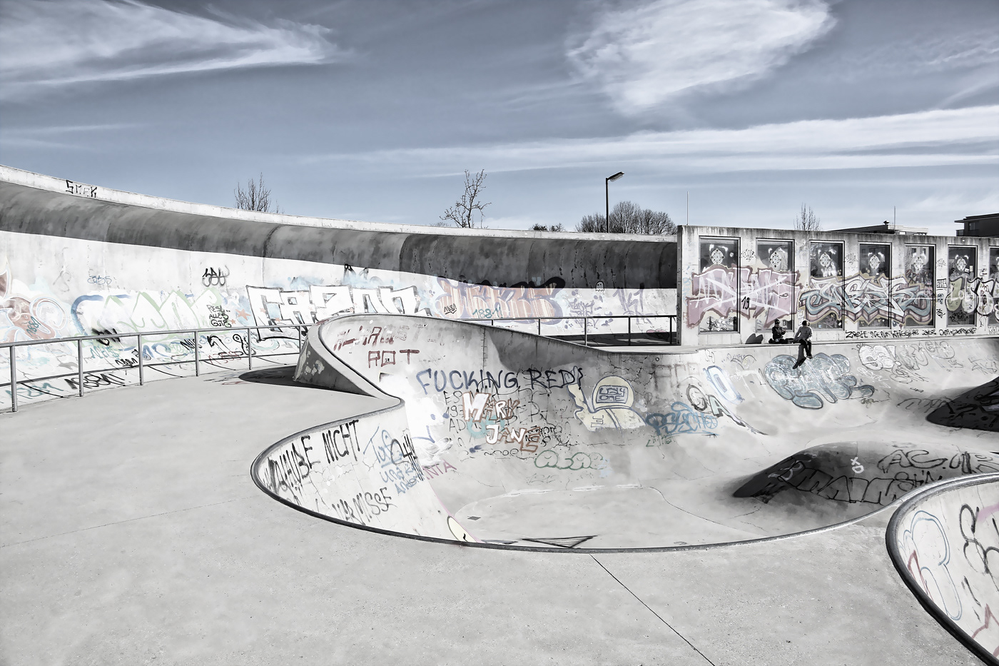 architecture Urban city streetart skaterpark munich comic art abandoned