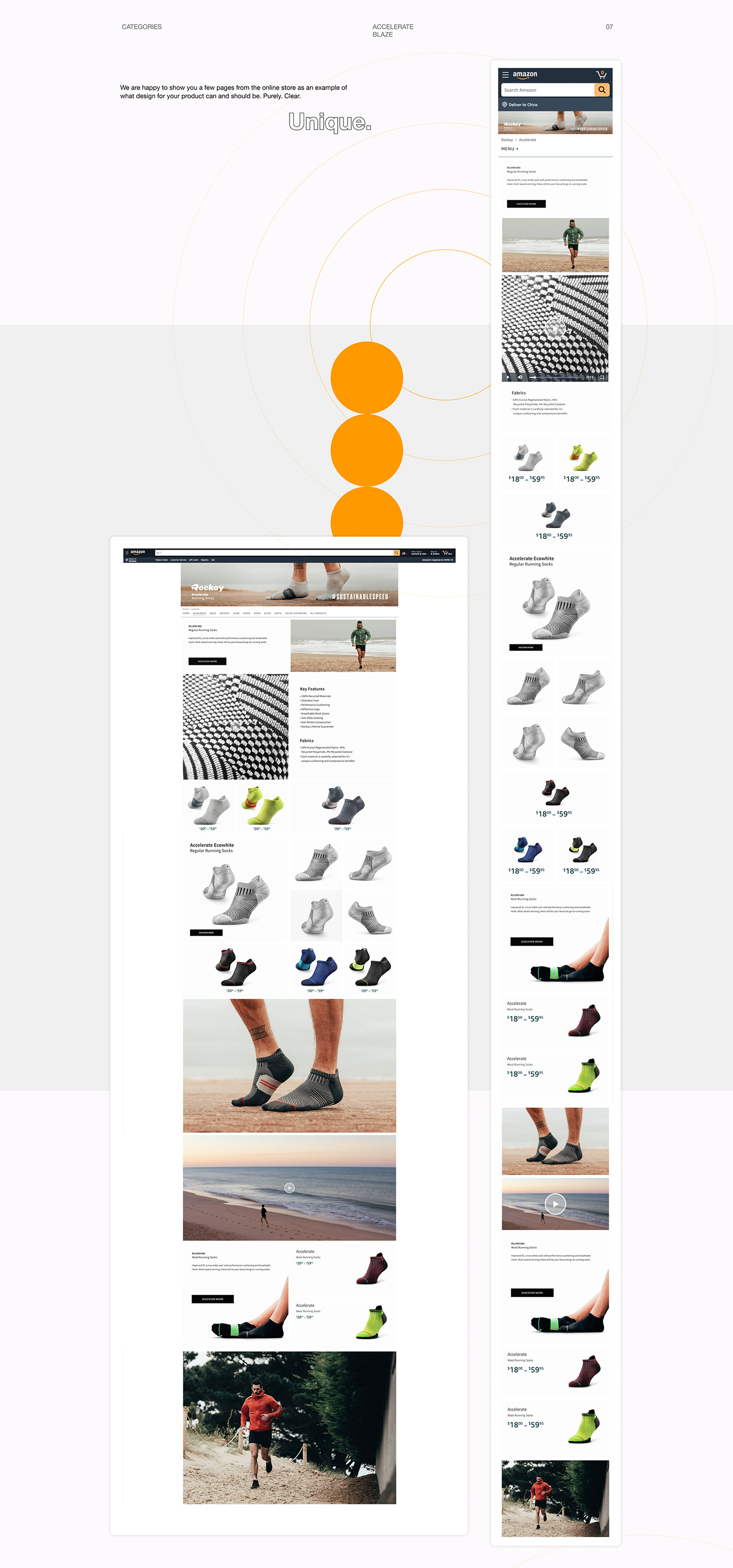 Amazon Amazon Shop Branded shop design graphic design  Interface Online shop UI ux Web