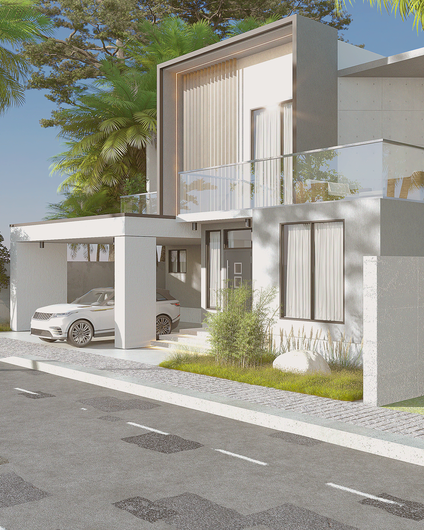 Villa visualisation architecture decoration Rendu Plan aménagement modelisation