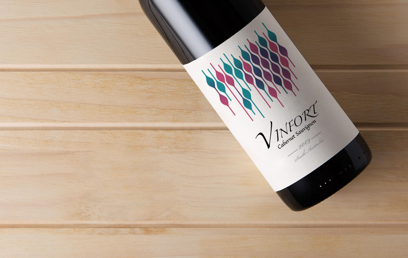 Vinfort Australia  labels graph wine package
