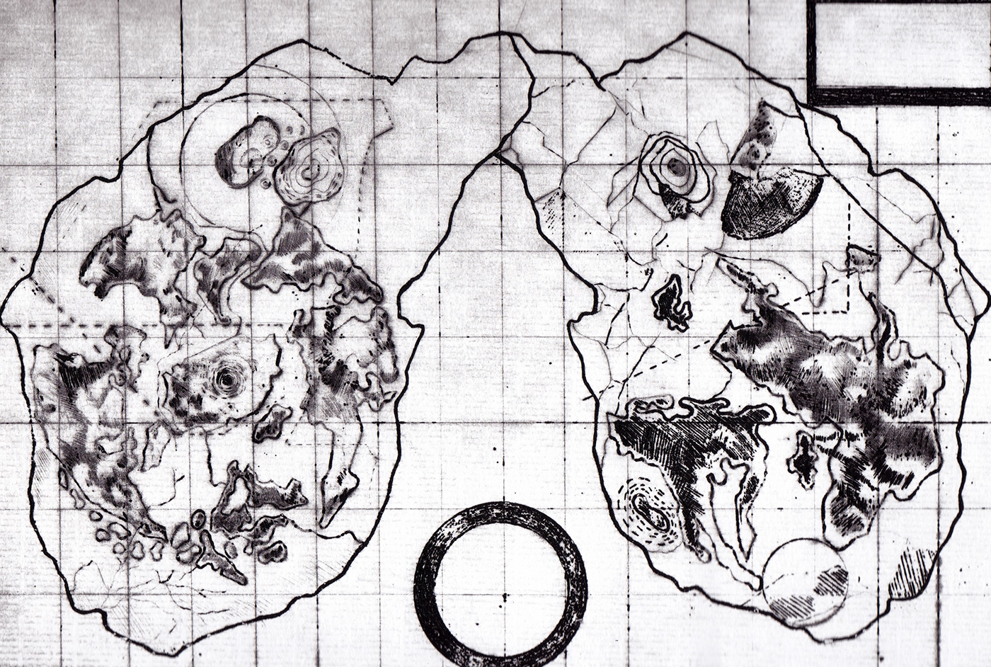 artwork cartography Drawing  eching engraving etching intaglio map printmaking
