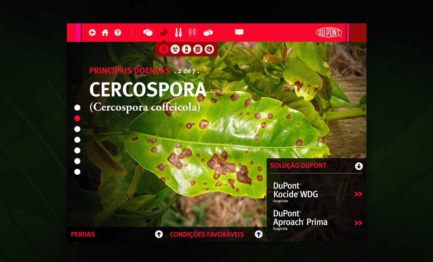 agriculture app design dupont photoshop Webdesign