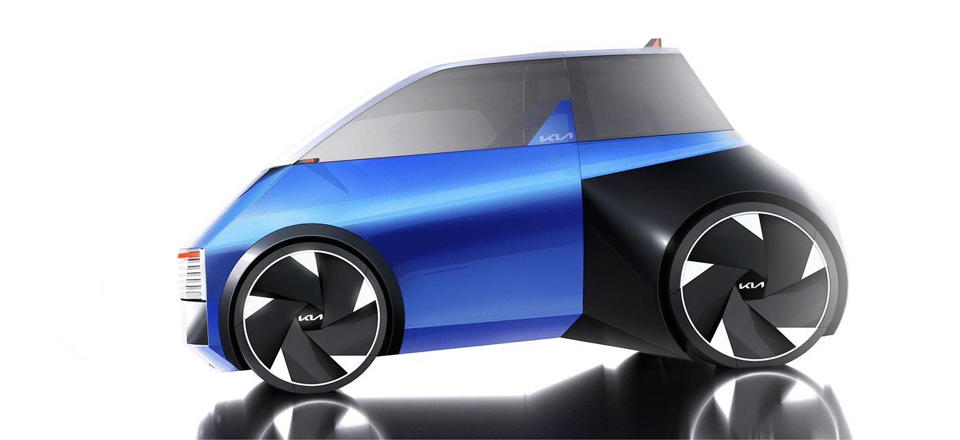 automotive   automotivedesign cardesign carsketch concept industrialdesign kia Render transportation transportationdesign