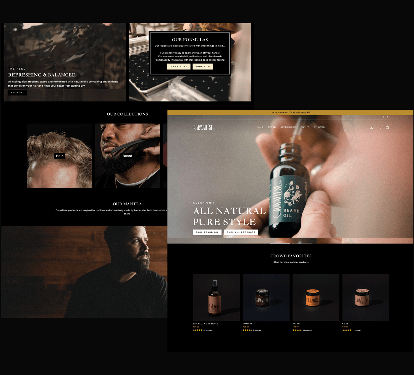 branding  hair identity Packaging Web Web Design  Website