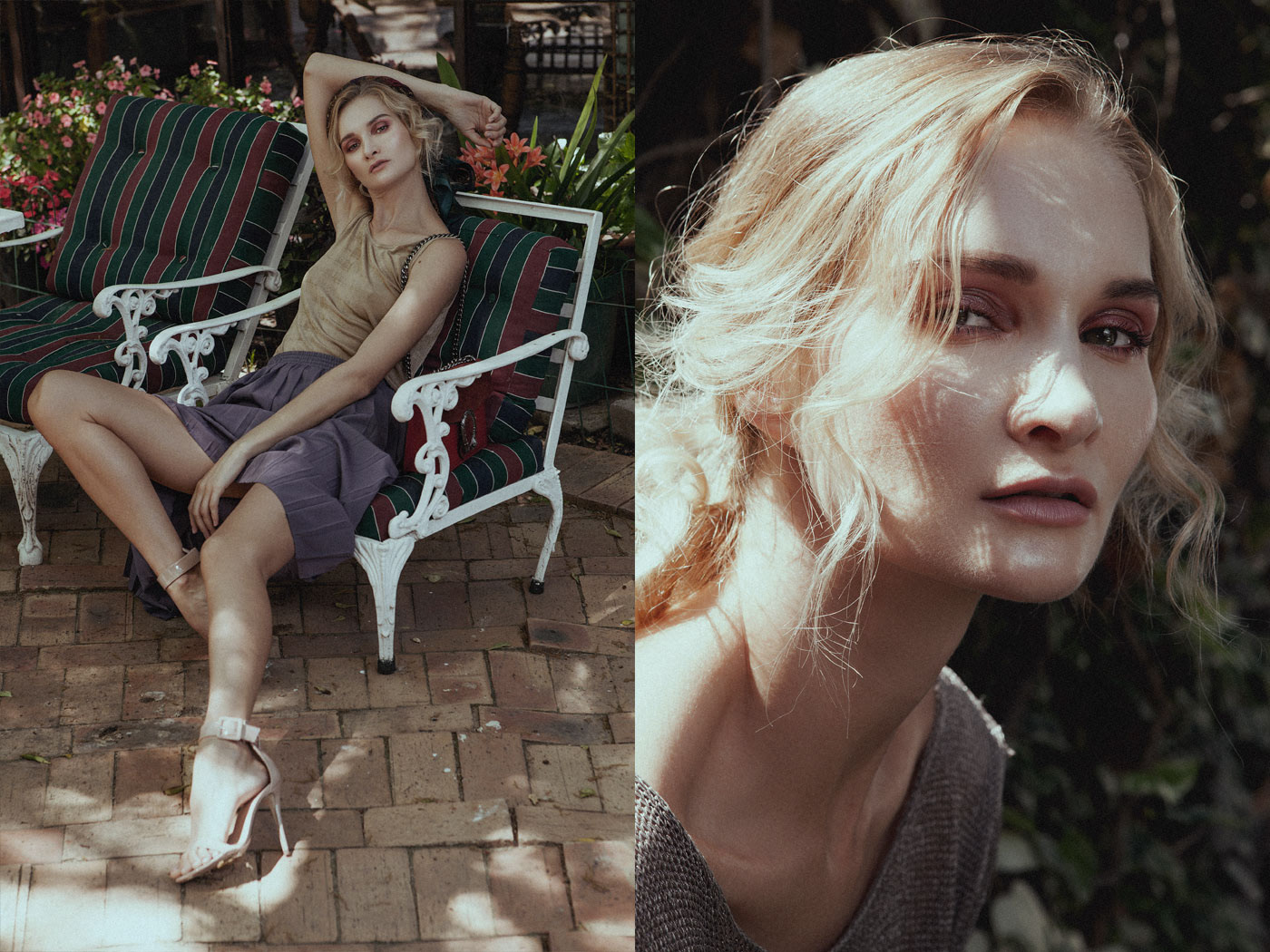 summer SS19 editorial beauty gretherosseaux floral summer fashion cape town Ellements Magazine