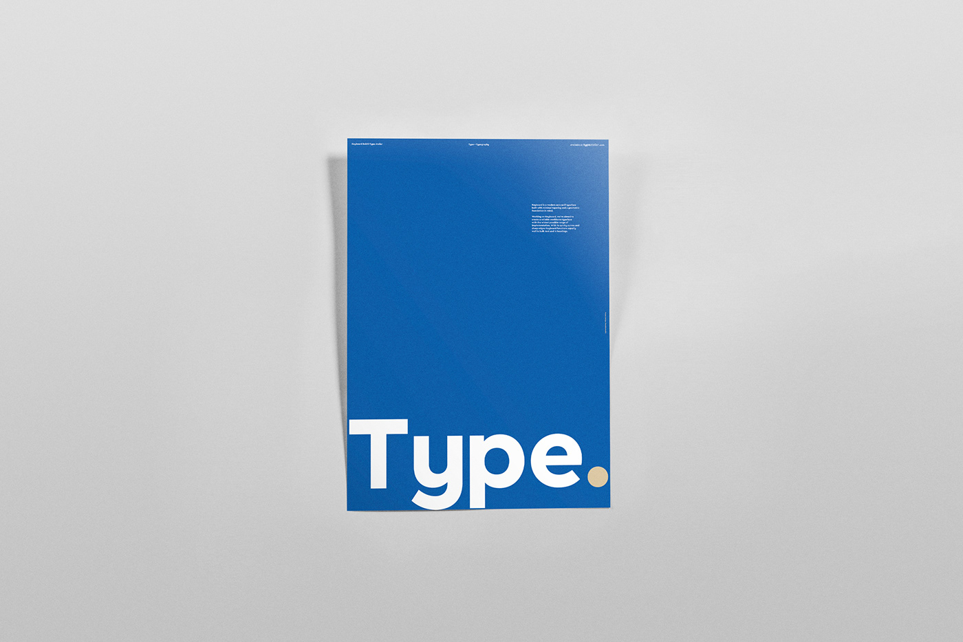 type atelier type Typeface type foundry poster