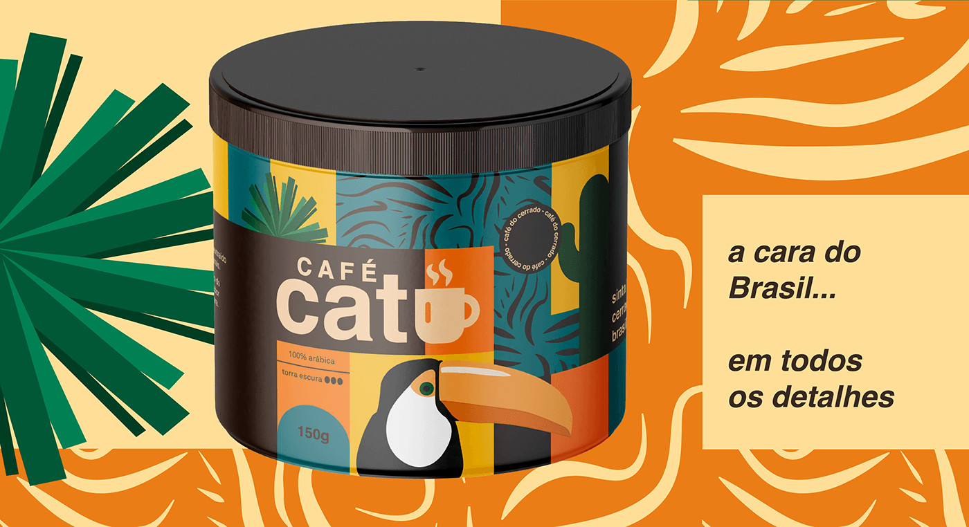 embalagem Packaging packaging design Brazil graphic design  ILLUSTRATION  design Coffee cafe