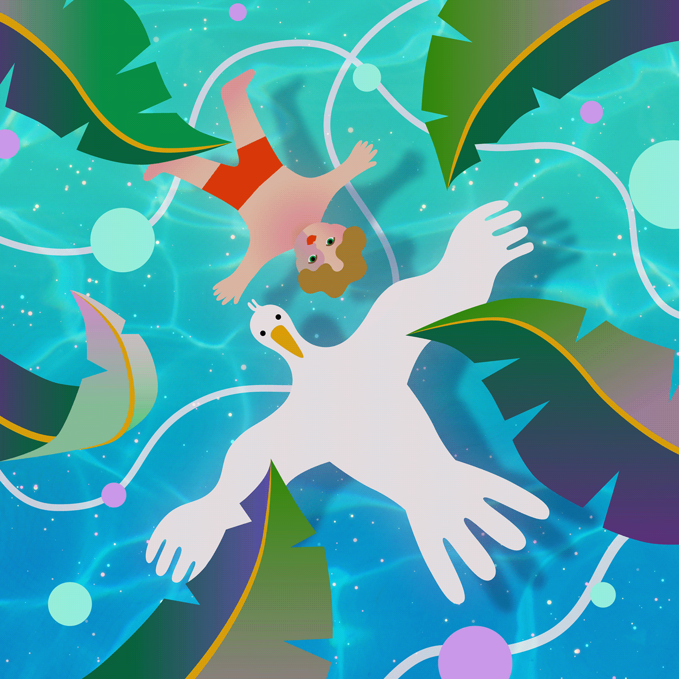 bird cosmos fairytale fantasy kids book stars