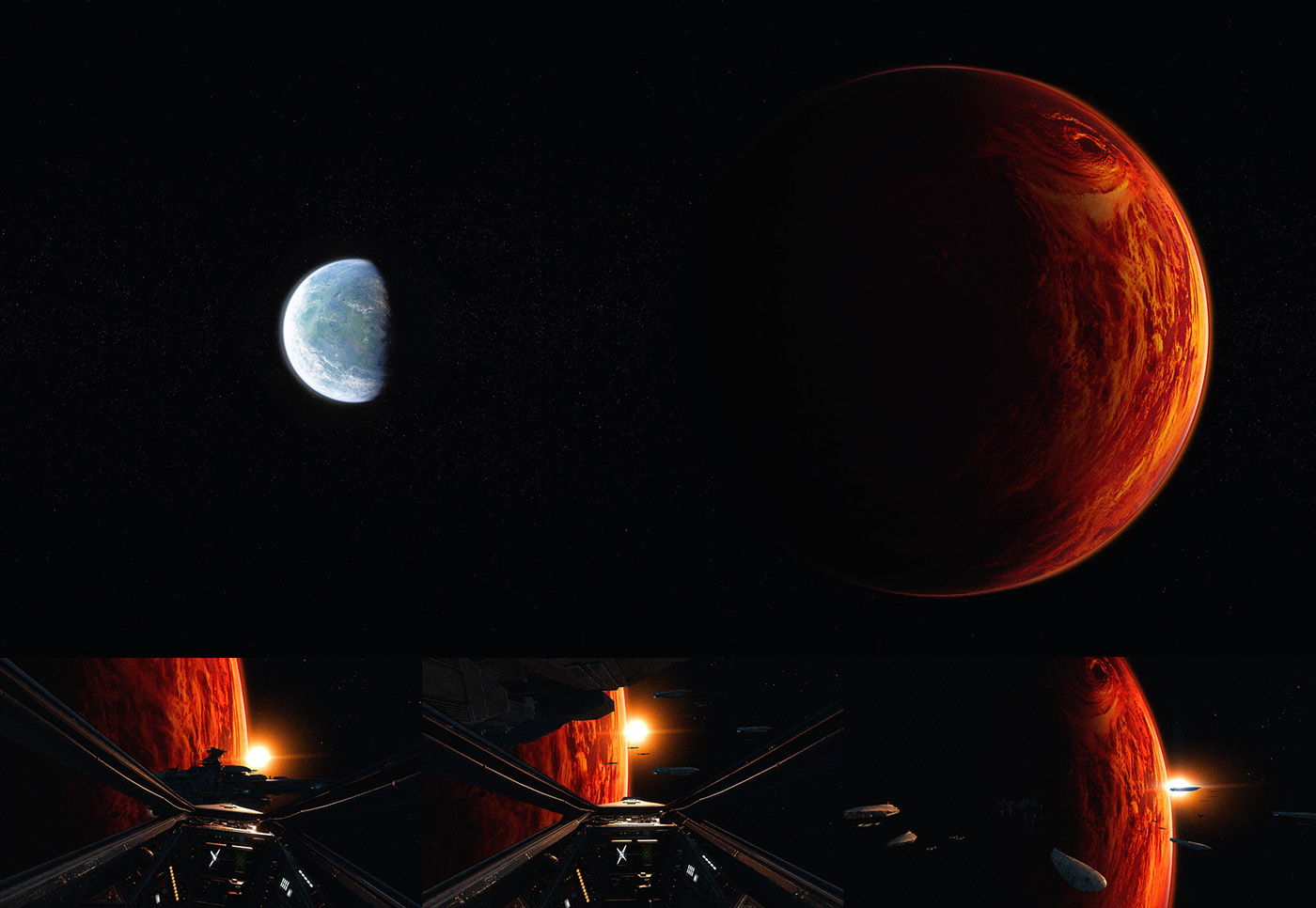 star wars Games galaxy yavin conceptart planet sci-fi