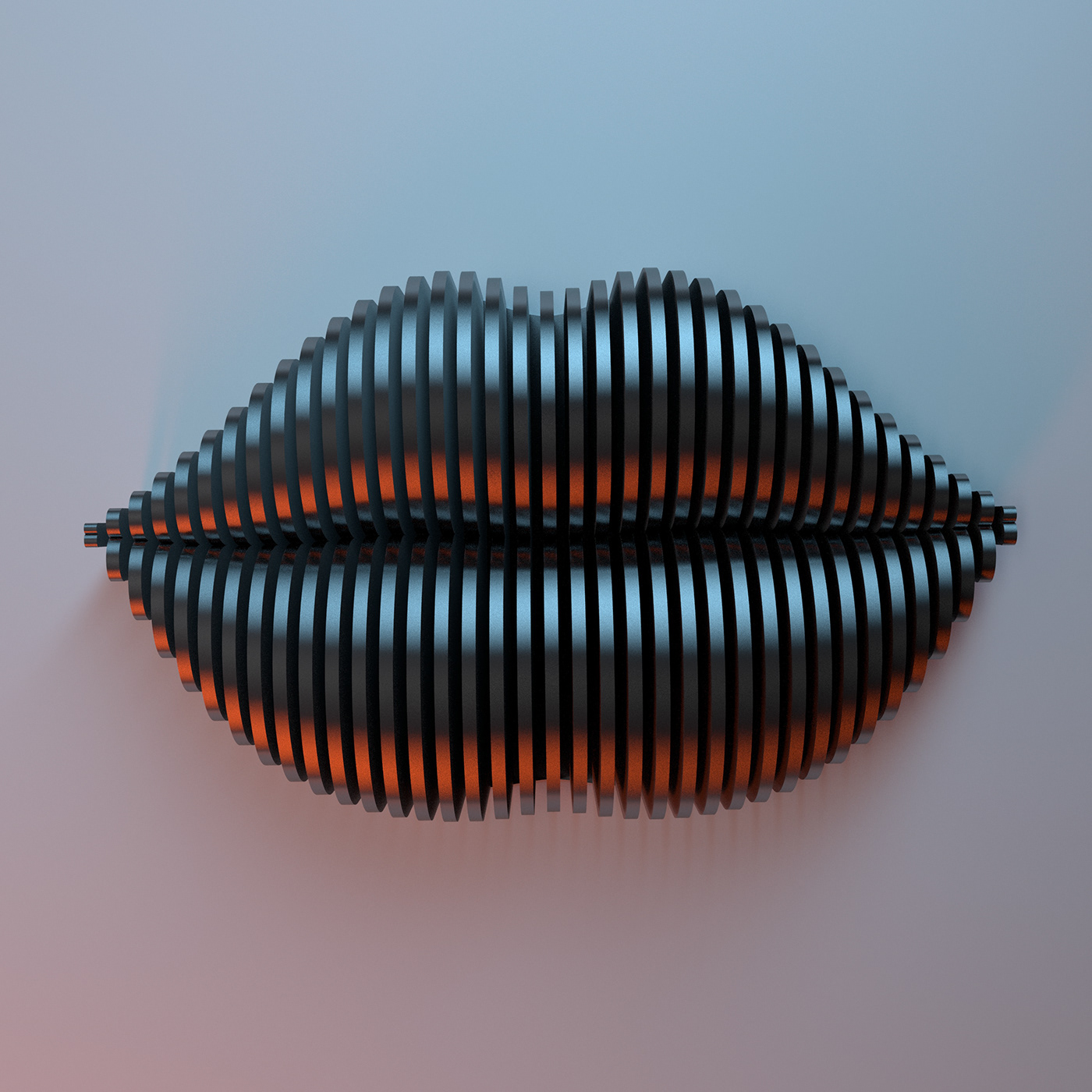 parametric lip wooden decoration design graphic design  3d modeling