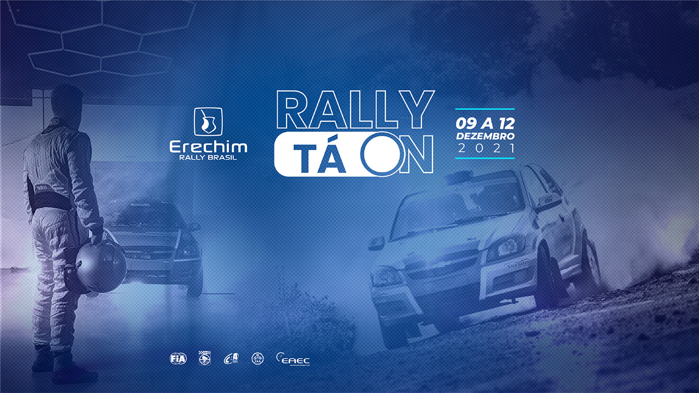 brand concept design Erechim Rally Brasil identidade visual Logotipo Logotype marca rally rallye